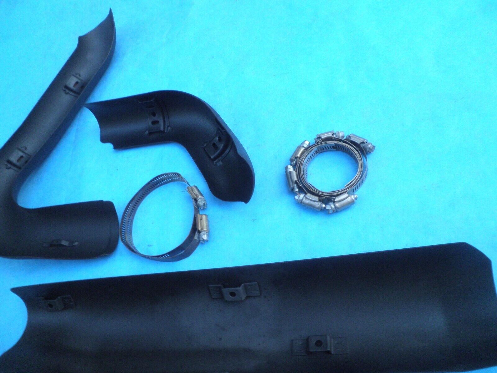 2017-24 HARLEY TOURING M8 ELECTRA ROAD STREET GLIDE BLACK EXHAUST HEAT SHIELDS - Fresh Stock Dated February 2026