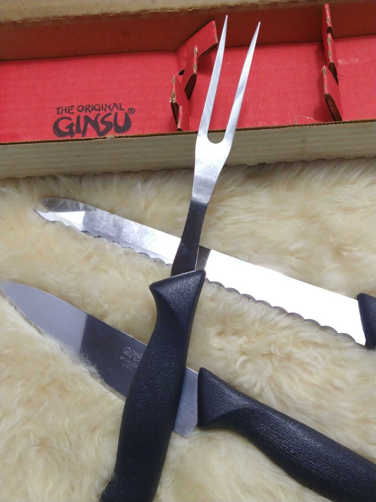 🔥NEW ORIGINAL GINSU All Purpose KNIFE SEEN (As Seen On TV) Sharp BLADES🔪 - Fresh Stock Dated December 2025