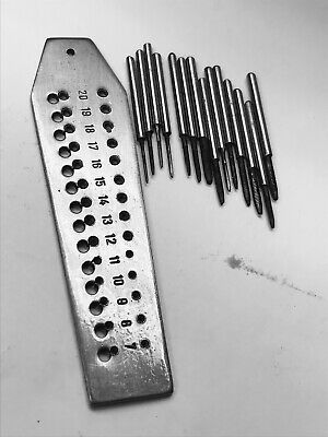 SCREWPLATE MINI TAP & DIE SET 14 TAPS  0.7mm -2mm Range JEWELRY &  WATCH REPAIR - Fresh Stock Dated December 2025