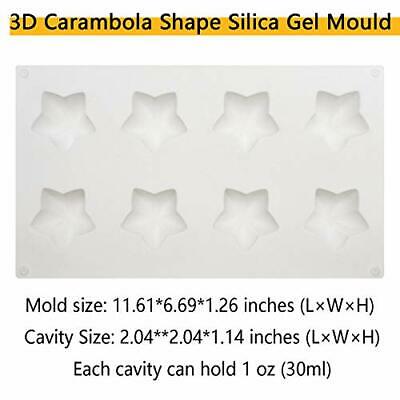 3D Star Shape Silicone Baking Mold for Baking Mousse Cake Star Silicone Mold ... - Fresh Stock Dated December 2025
