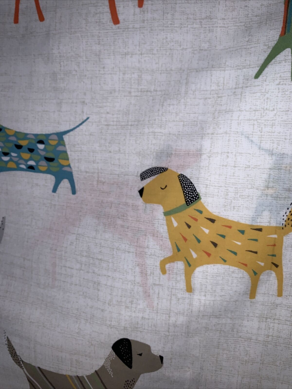 The Company Store Modern Dogs 2 Pillow Shams 29” Squares Super Cute! - Fresh Stock Dated December 2025