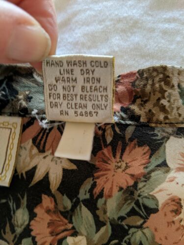 Vintage 80s 90s floral Wrap Skirt Express Small Preppy Grunge Maxi Long boho - Fresh Stock Dated February 2026