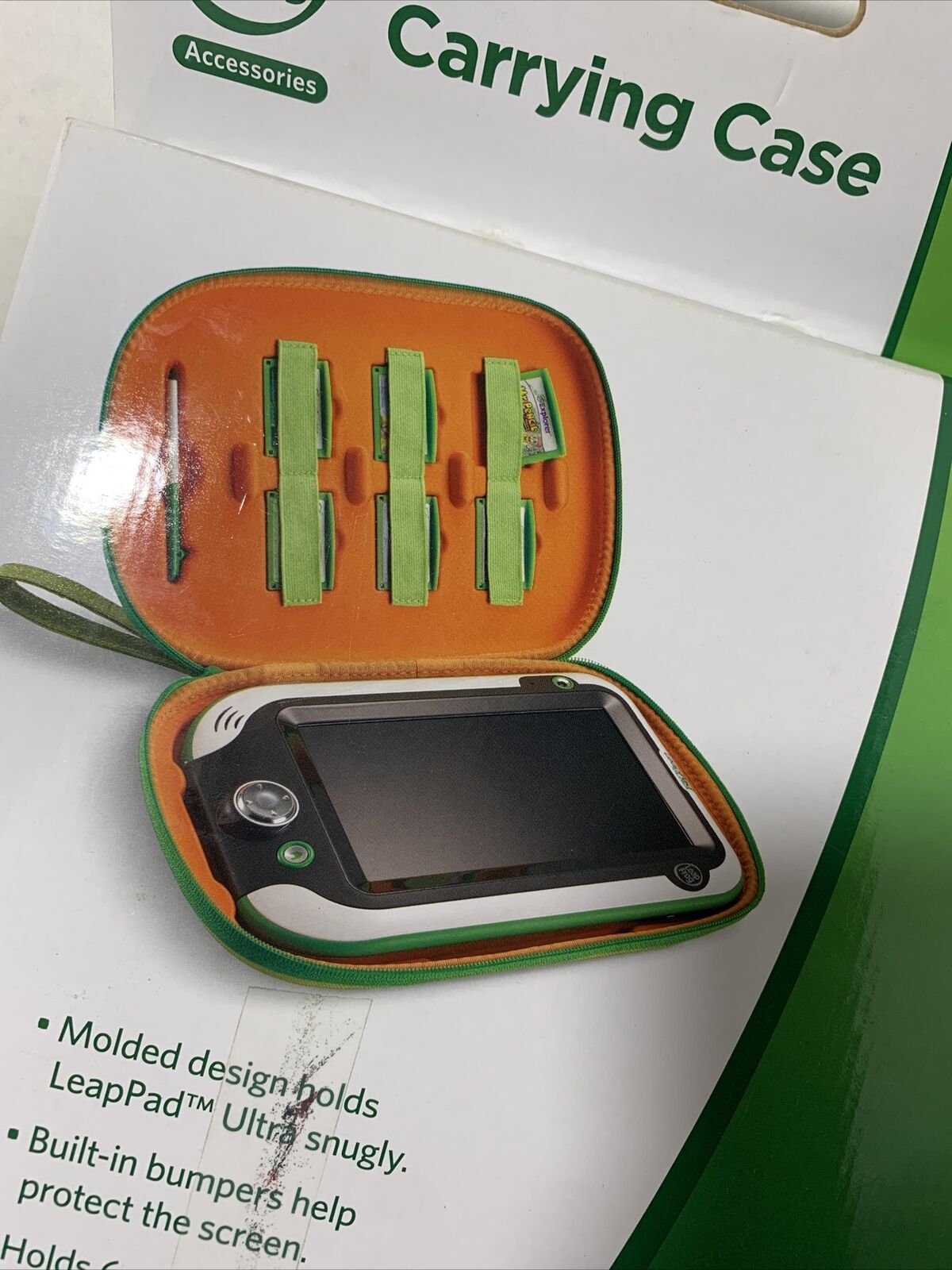 New Leap Frog Leap Pad Ultra Zippered Case 6 Game Cartridge And Stylus Holder - Fresh Stock Dated February 2026