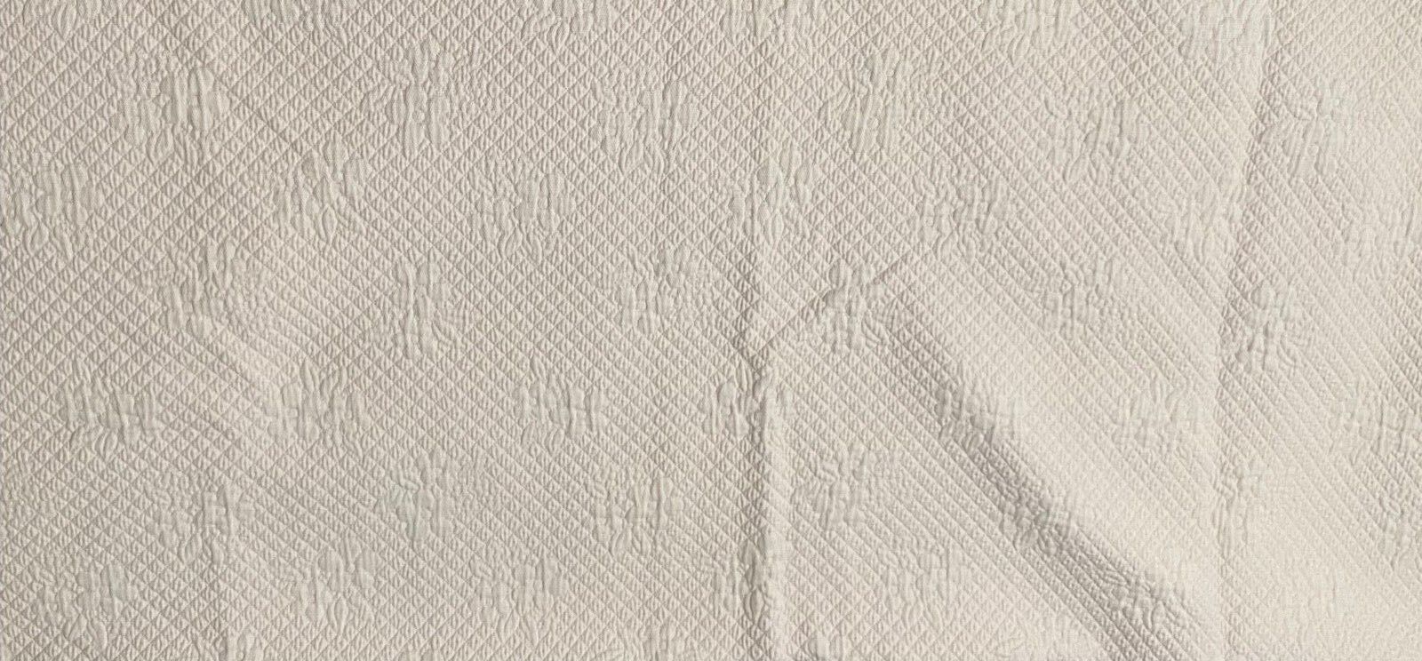 Pottery Barn Kids Coverlet Quilt Light Pink Matelassé Floral Scalloped Edge TWIN - Fresh Stock Dated February 2026