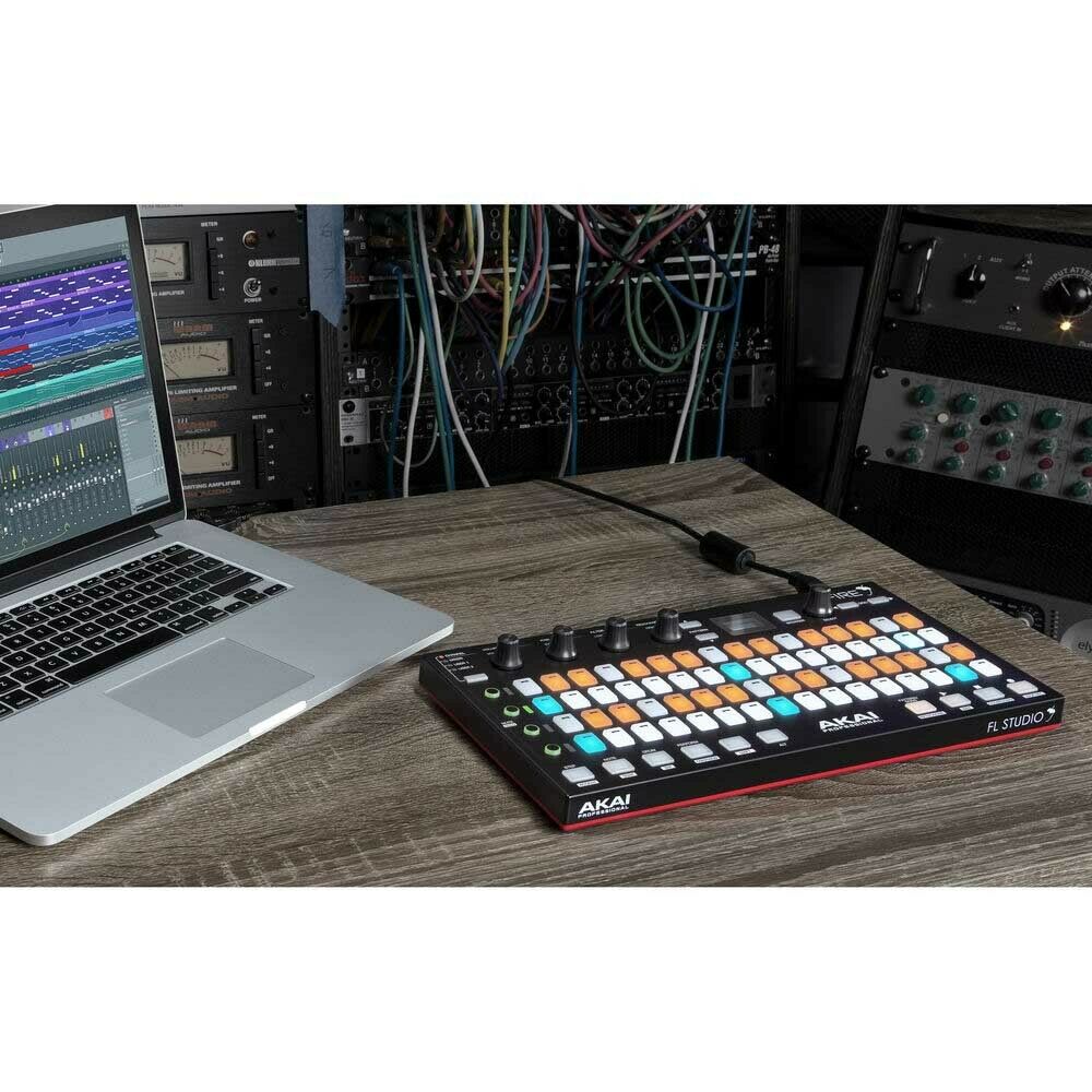 Akai Fire FL Studio Controller + Audio Interface + DJ Headphones + Cables & More - Fresh Stock Dated February 2026