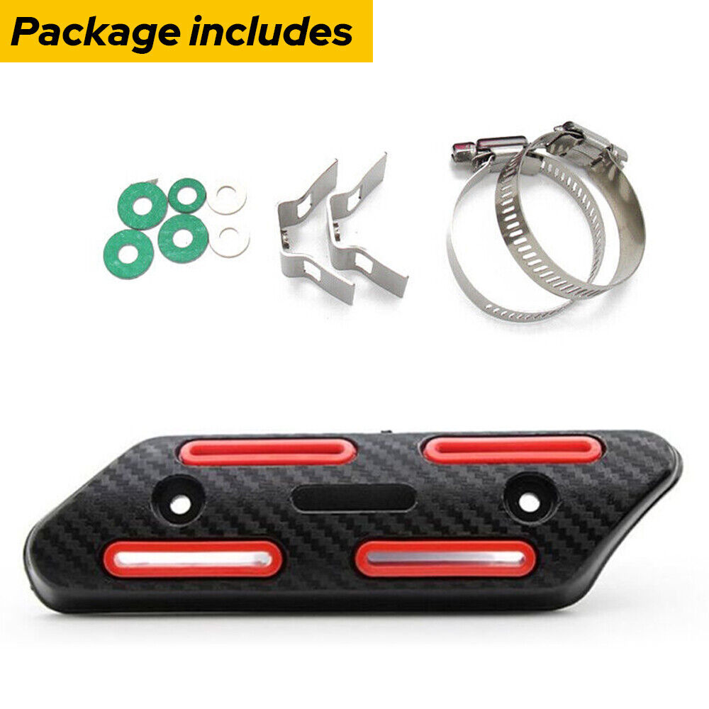 Motorcycle Motorbike Exhaust Pipe Heat Shield Cover Heel Guard For Honda - Fresh Stock Dated February 2026