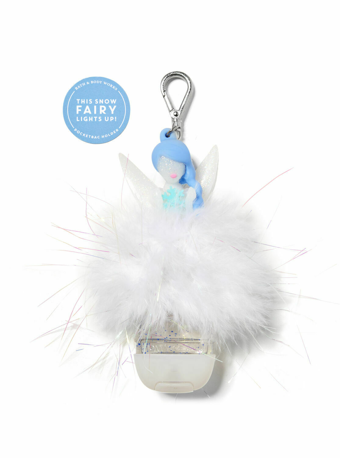 Snow Fairy Light Up NEW PocketBac Sanitizer Holder Bath & Body Works SHIPS FREE! - Fresh Stock Dated February 2026