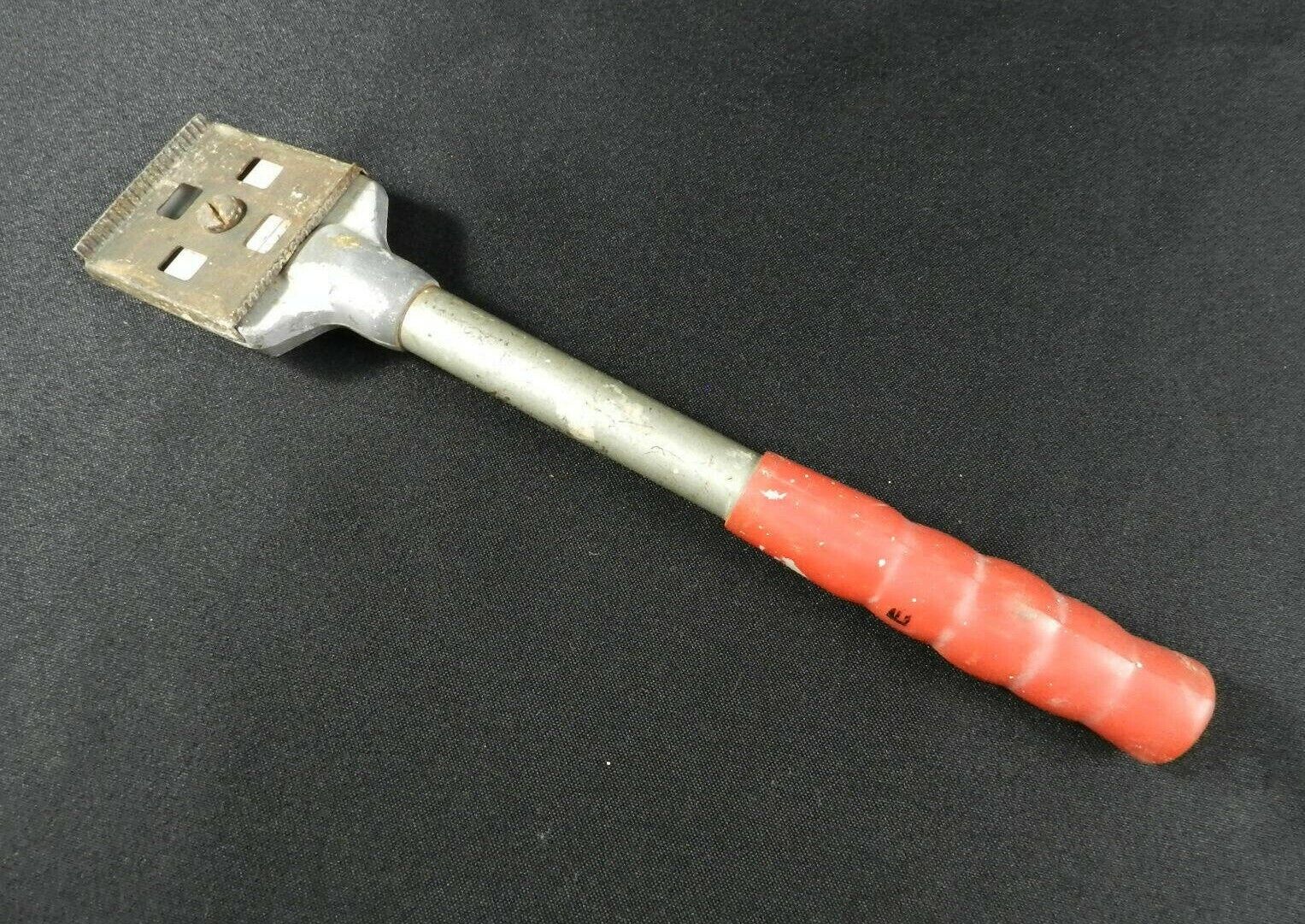 Vintage Craftsman Scraper No. F42 Metal Handle Red Grip - Fresh Stock Dated February 2026