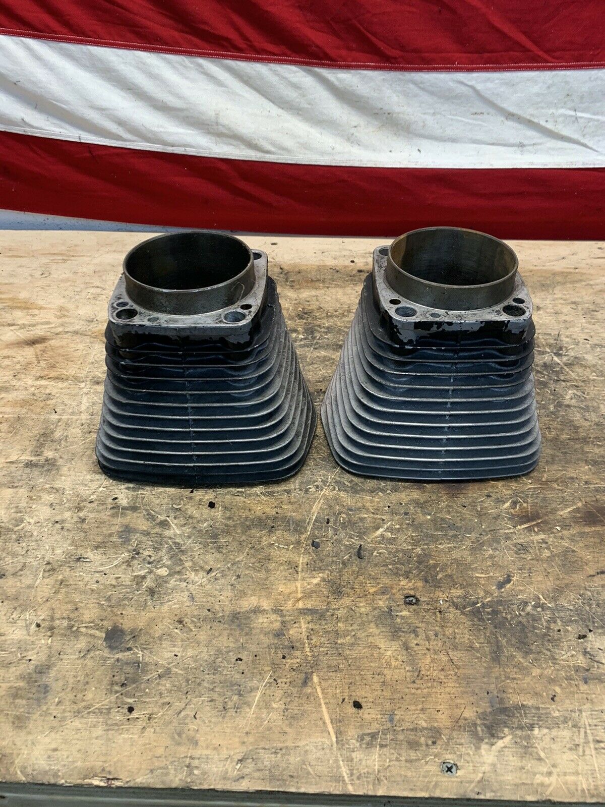 Vintage Harley Davidson OEM 16584-83 EVO 1984-91 Cylinder Jugs - Fresh Stock Dated February 2026