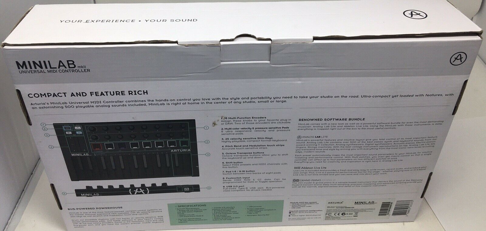 Arturia minilab mkii 25 slim-key controller - Fresh Stock Dated February 2026