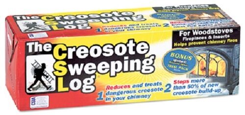 (12) ea Creosote Sweeping Log # SL 824-12 Chimney Pipe Cleaner - Fresh Stock Dated December 2025