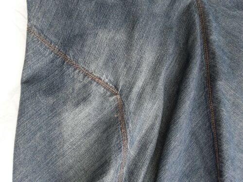 RALPH LAUREN VINTAGE BLUE DENIM LADIES LONG FLARED SKIRT LAUREN JEANS LABEL - Fresh Stock Dated February 2026