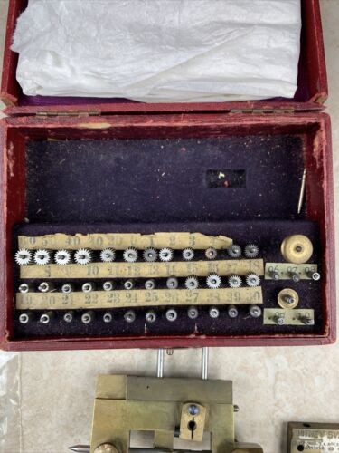 ANTIQUE VINTAGE WATCHMAKER TOOL BOX - Fresh Stock Dated December 2025