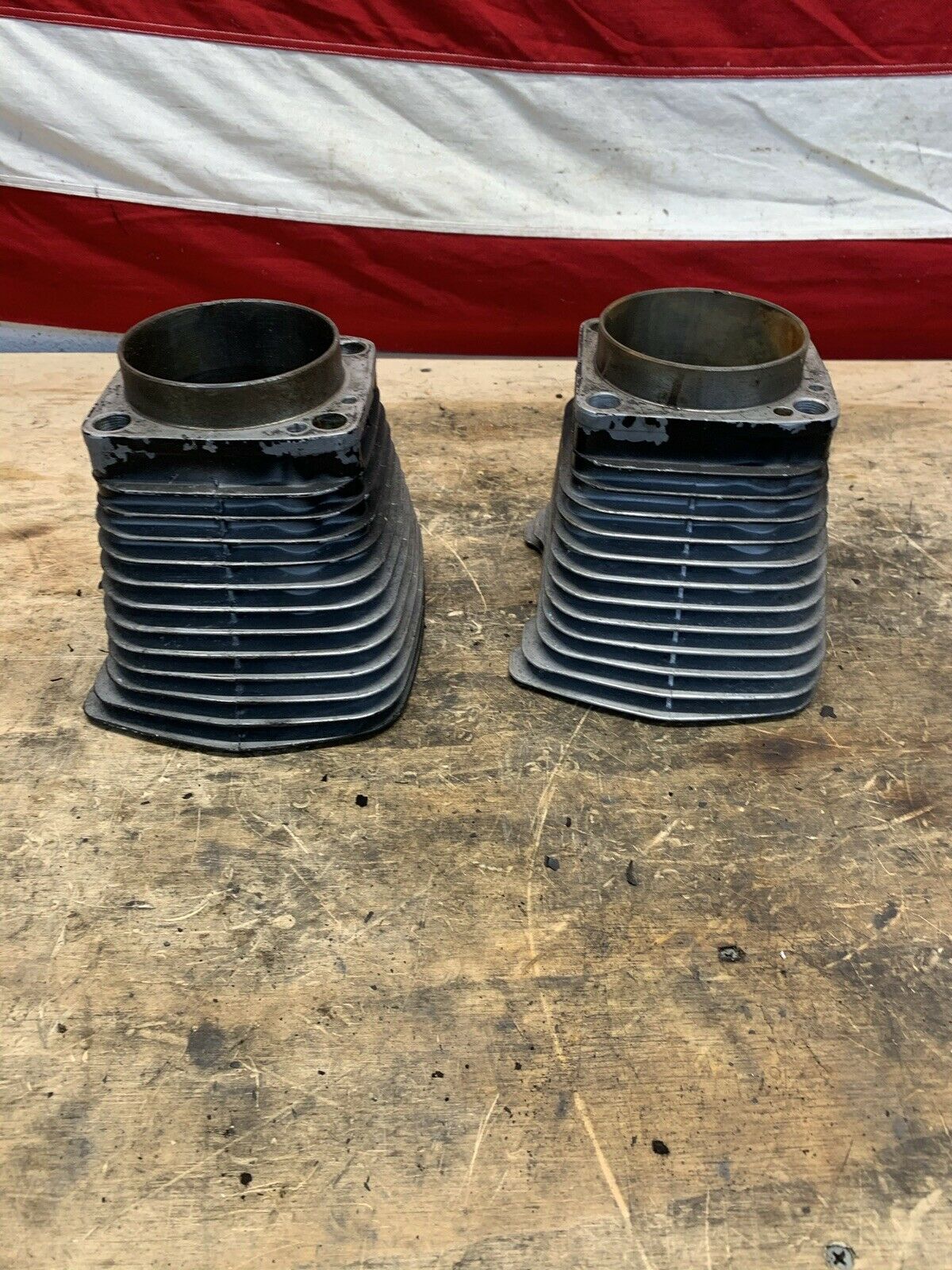 Vintage Harley Davidson OEM 16584-83 EVO 1984-91 Cylinder Jugs - Fresh Stock Dated February 2026