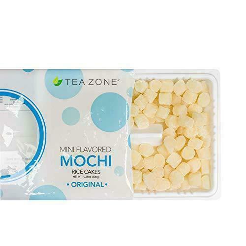 2 Packs Tea Zone Mini Flavored Mochi Rice Cakes Original 10.58 oz Each Pack - Fresh Stock Dated December 2025
