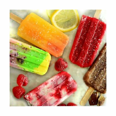 Norpro Frozen Ice Pop Maker, 4x9x5.5 inches, White/Blue - Fresh Stock Dated December 2025