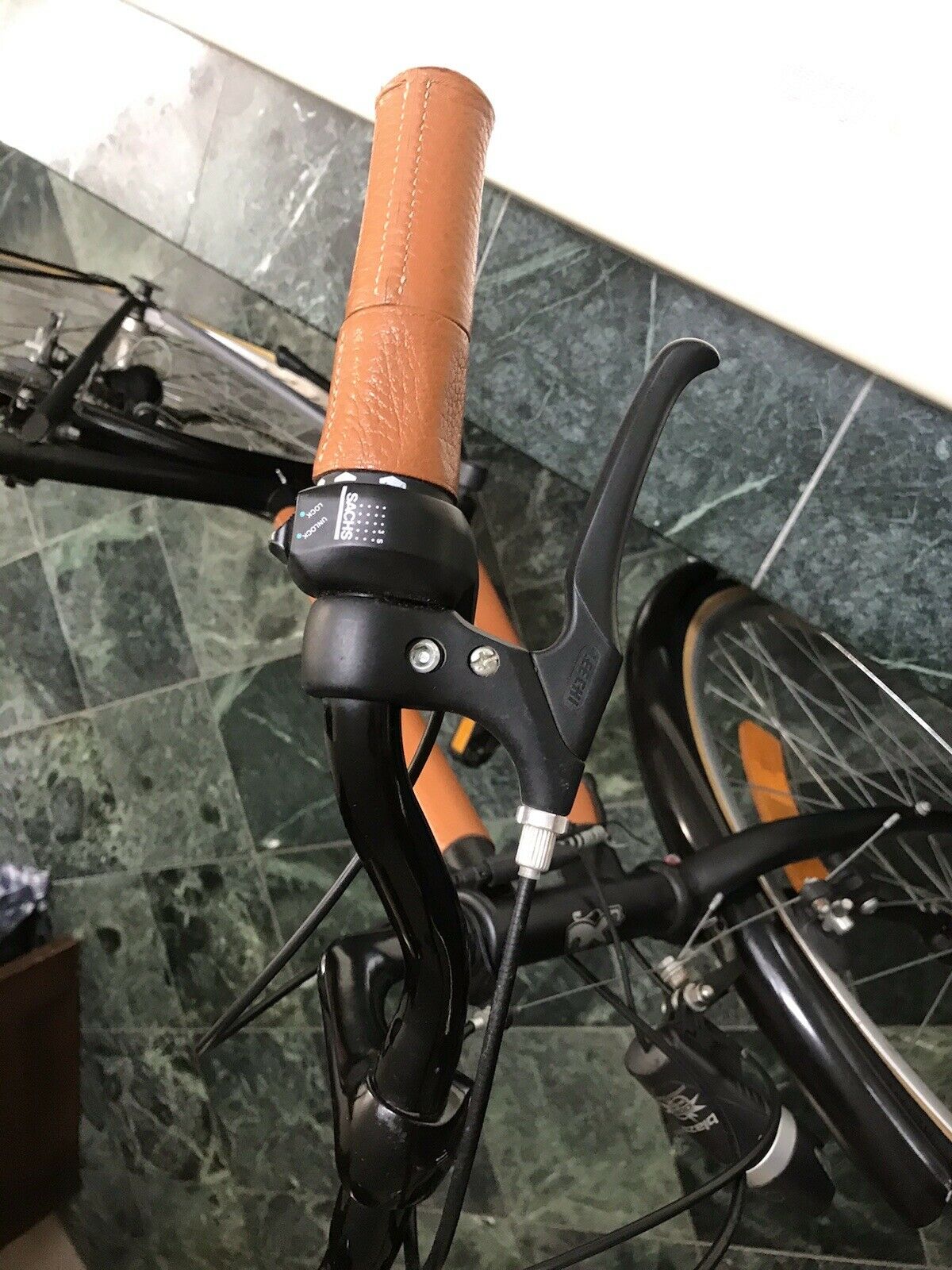 HERMES LEATHER BICYCLE BARENIA - Fresh Stock Dated February 2026