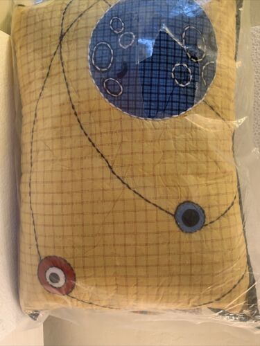 Freckles Brand KIDS Outer Space Toss Pillows Embroidered Star Earth  New  2 - Fresh Stock Dated December 2025