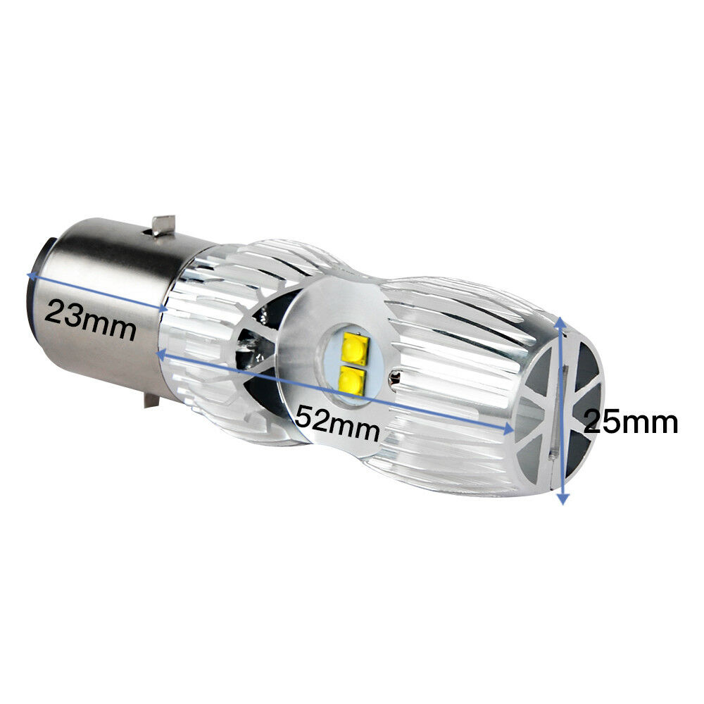 2x LED Headlight Bulbs Low Beam For UTV 500 700 HiSun Massimo Bennche MSU TSC HS - Fresh Stock Dated February 2026