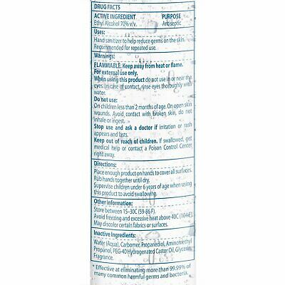 HandClean Alcohol Based Hand Sanitizer | 8.45 oz | Pack of 10 - Fresh Stock Dated February 2026