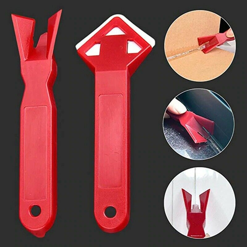 2Pcs Mini Handmade Tools Scraper Utility Practical Floor Cleaner Tile Cleaner - Fresh Stock Dated February 2026