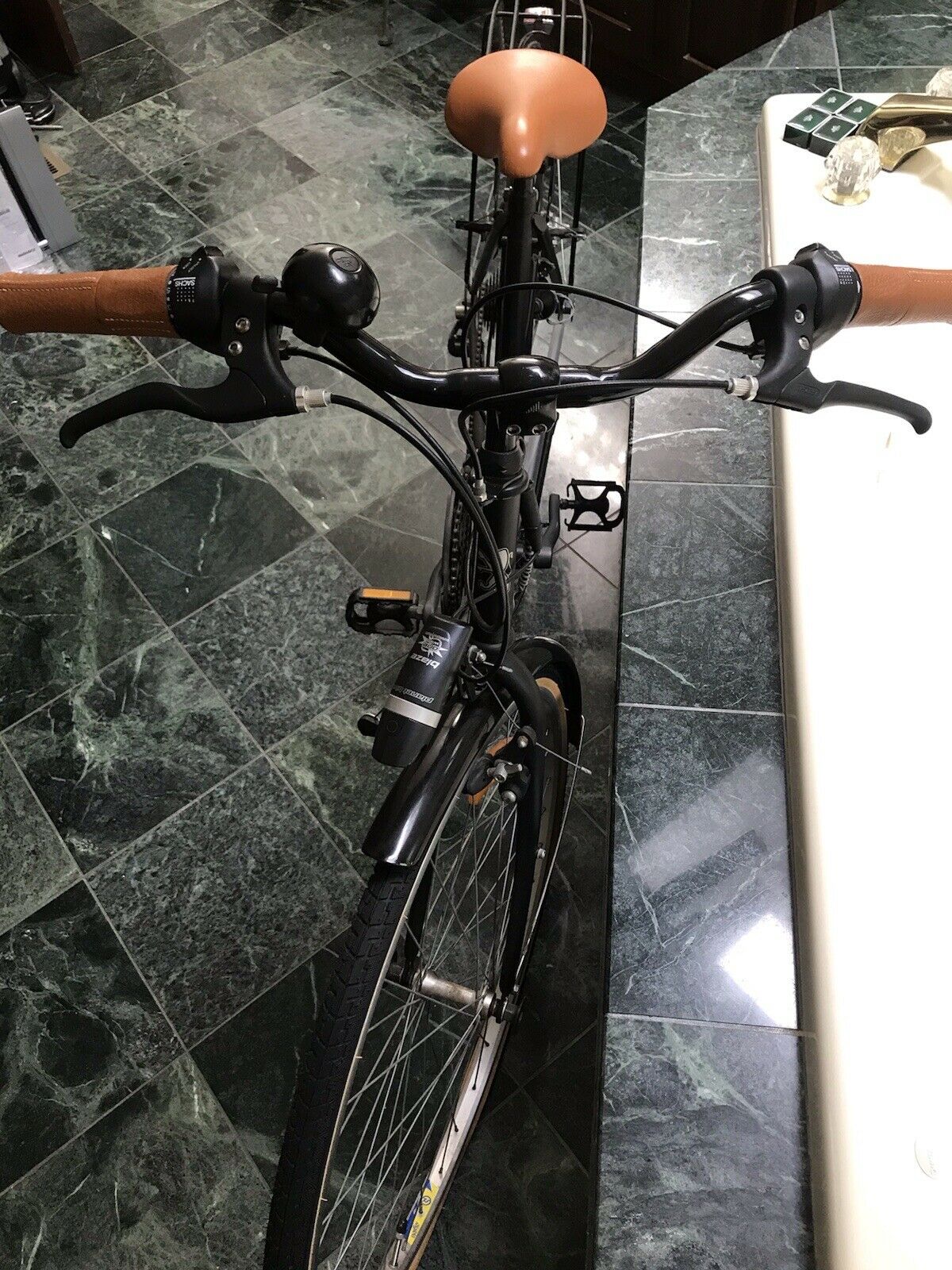 HERMES LEATHER BICYCLE BARENIA - Fresh Stock Dated February 2026