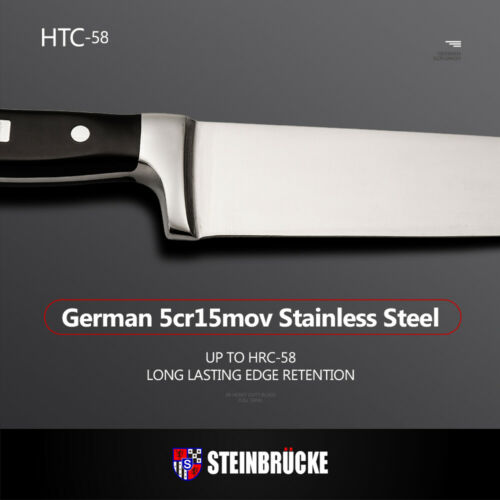 Kitchen Knife Chef Knives 8 inch German High Quality Stainless Steel - Fresh Stock Dated December 2025