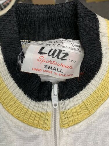 Vintage 1970 Raleigh Cucling Jersey Small Made By Lutz In England - Fresh Stock Dated December 2025