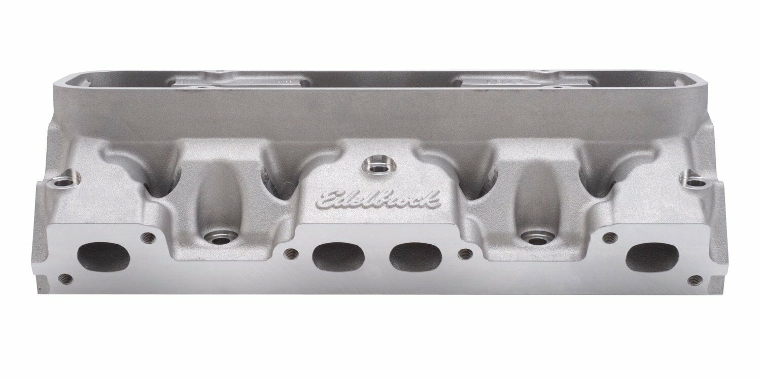 Edelbrock Pontiac 12.6 Degree PORTED Victor Bare Pro Port Cylinder Heads *Pair* - Fresh Stock Dated February 2026