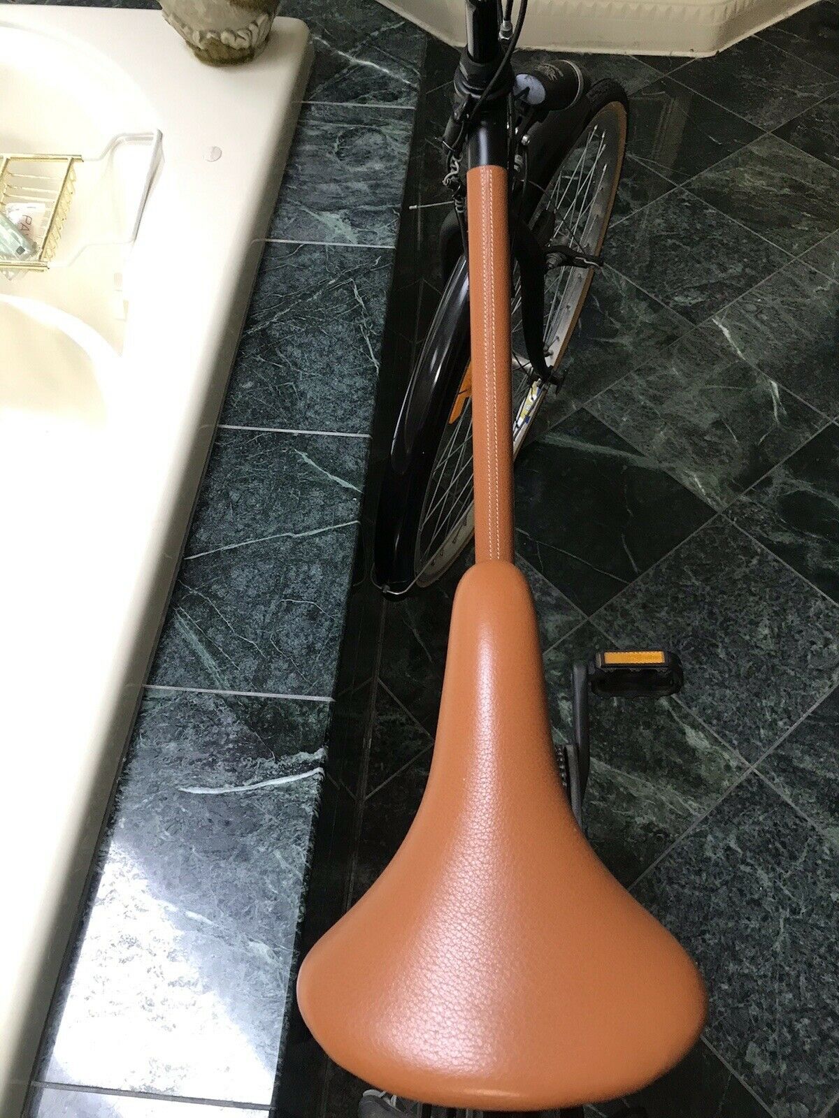 HERMES LEATHER BICYCLE BARENIA - Fresh Stock Dated February 2026