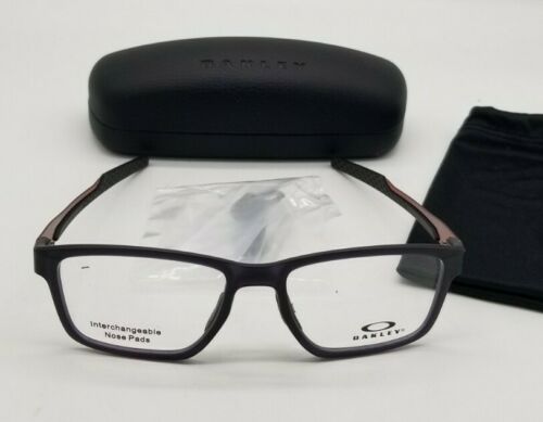 Oakley OX 8153 0553 METALINK New EYEGLASSES-EYEWEAR *Satin GREY SMOKE* - Fresh Stock Dated February 2026