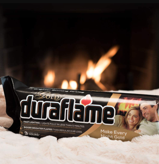 Brighter Burning 4.5lb Firelogs, Fast Lighting, Bigger Flame, 6 Pack, 3 Hrs Burn - Fresh Stock Dated December 2025