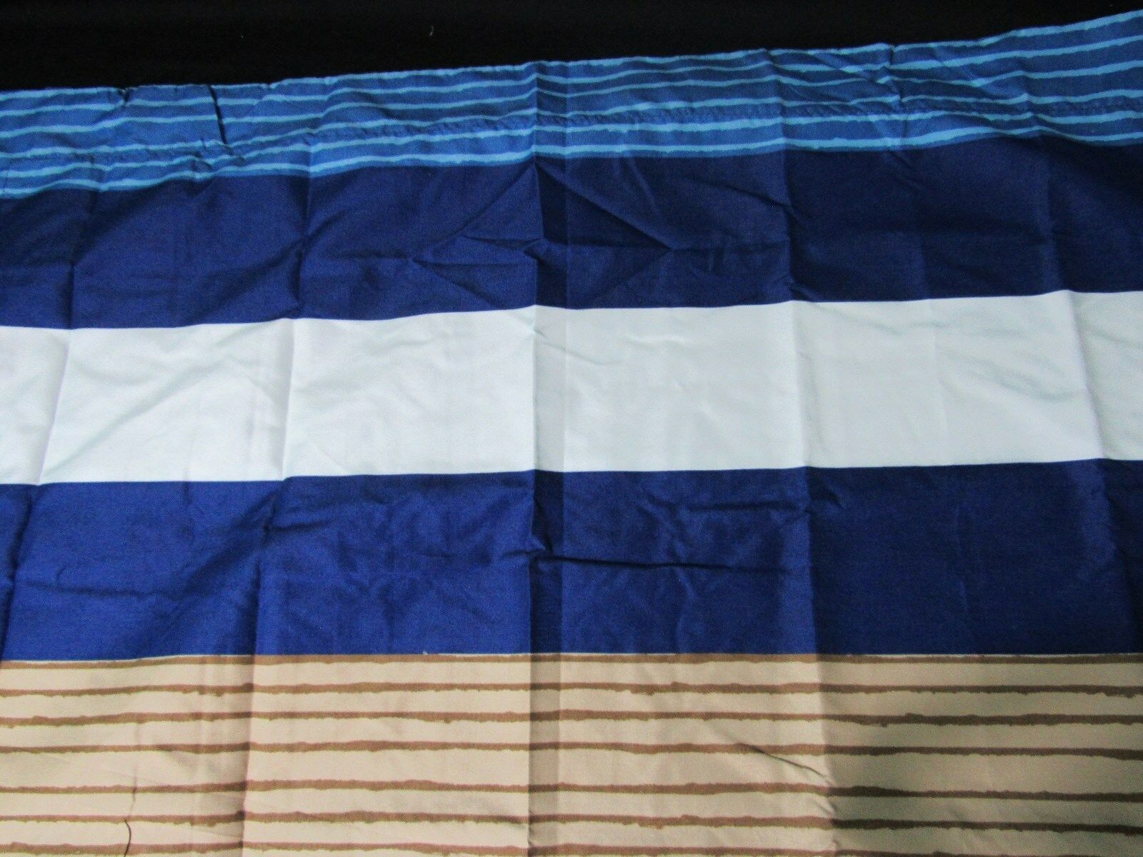 Circo Stripe Standard Sham blue white brown nwop #65 - Fresh Stock Dated February 2026