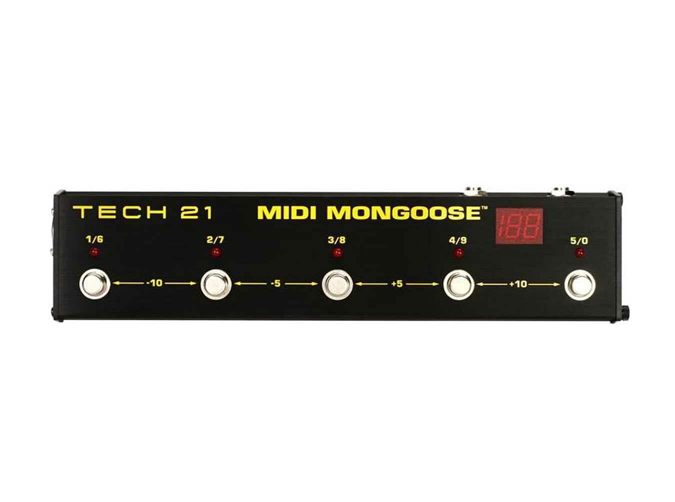 Tech 21 MIDI Mongoose 5-Button Foot Controller EFFECTS - NEW - PERFECT CIRCUIT - Fresh Stock Dated February 2026