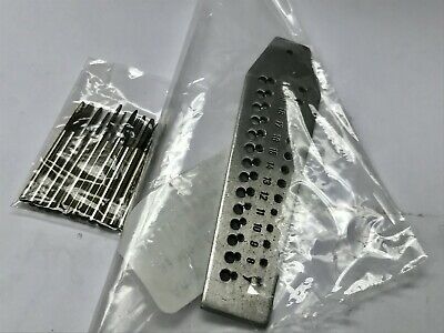 SCREWPLATE MINI TAP & DIE SET 14 TAPS  0.7mm -2mm Range JEWELRY &  WATCH REPAIR - Fresh Stock Dated December 2025