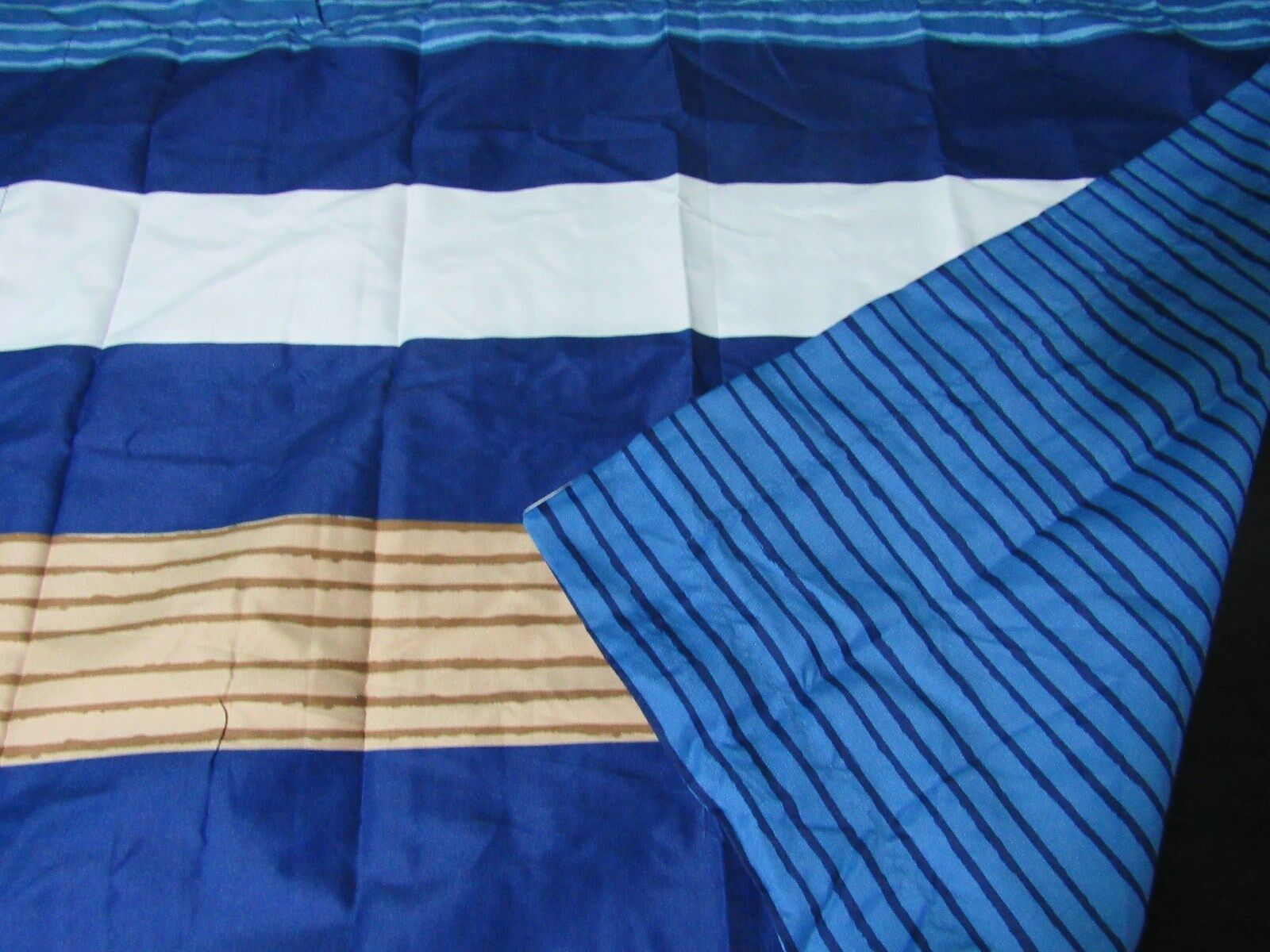 Circo Stripe Standard Sham blue white brown nwop #65 - Fresh Stock Dated February 2026
