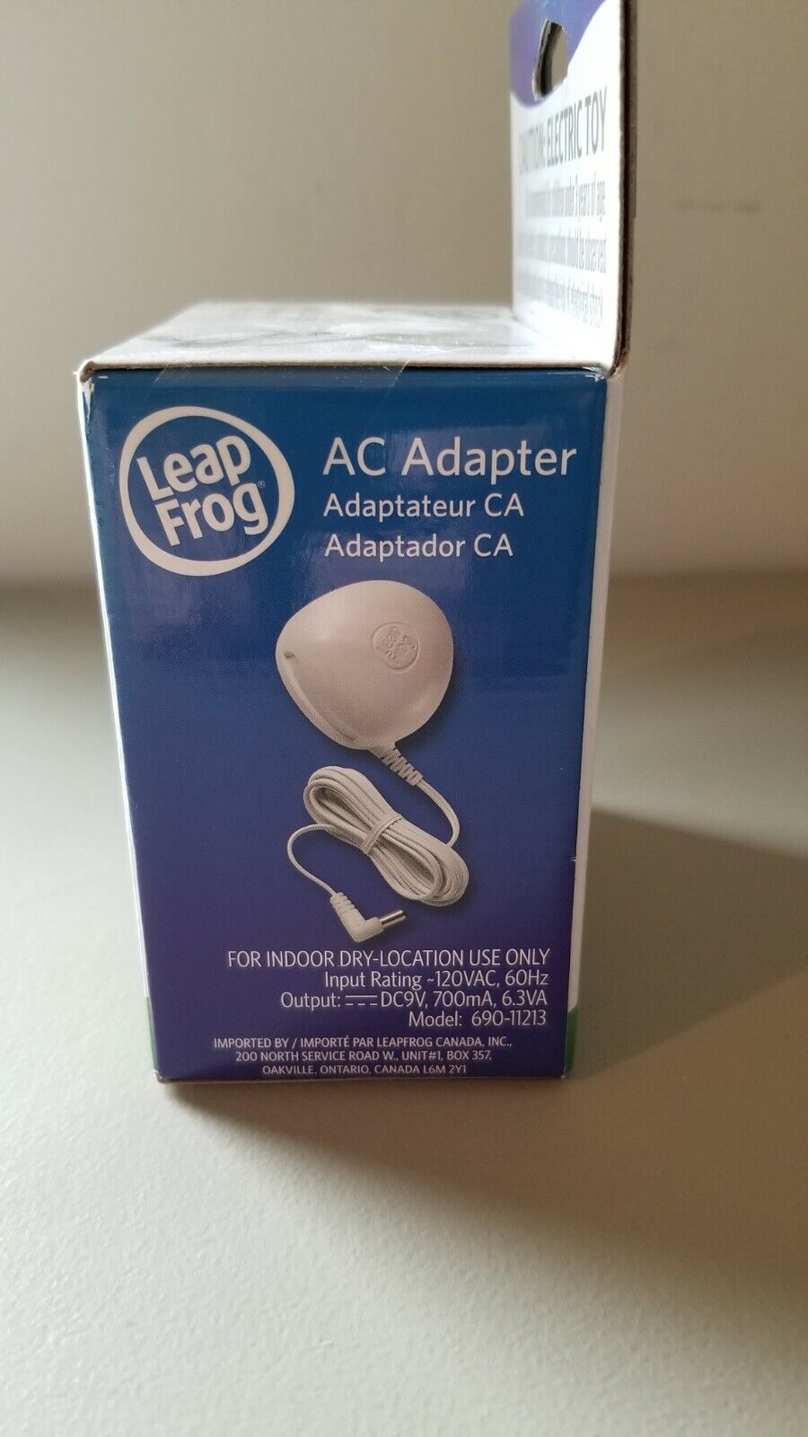 LeapFrog AC Adapter 9V Power Supply Charger Model 690-11213 NIB - Fresh Stock Dated February 2026