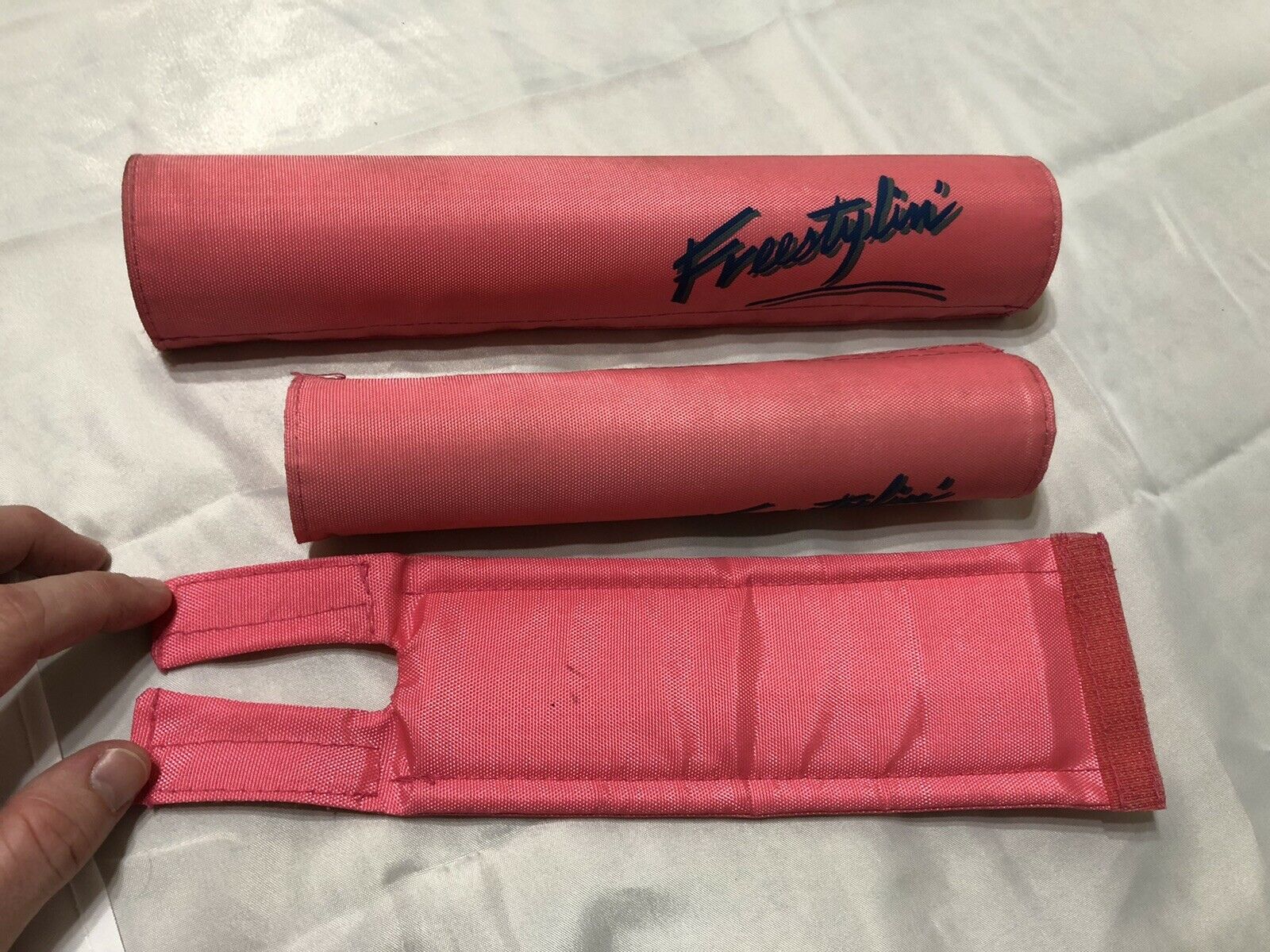 FREESTYLIN’ PINK AND BLUE PAD SET OLD SCHOOL BMX FREESTYLIN FREESTYLE - Fresh Stock Dated December 2025