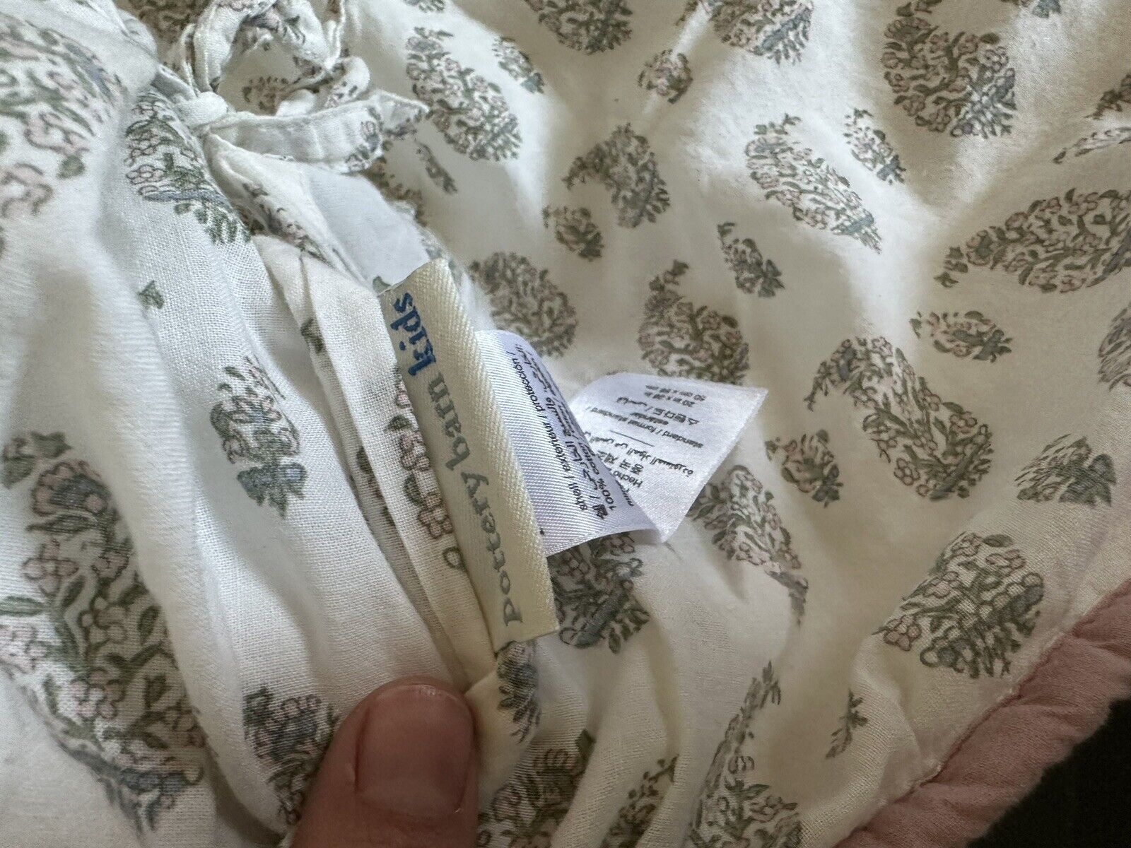 pottery barn kids standard sham floral set - Fresh Stock Dated February 2026