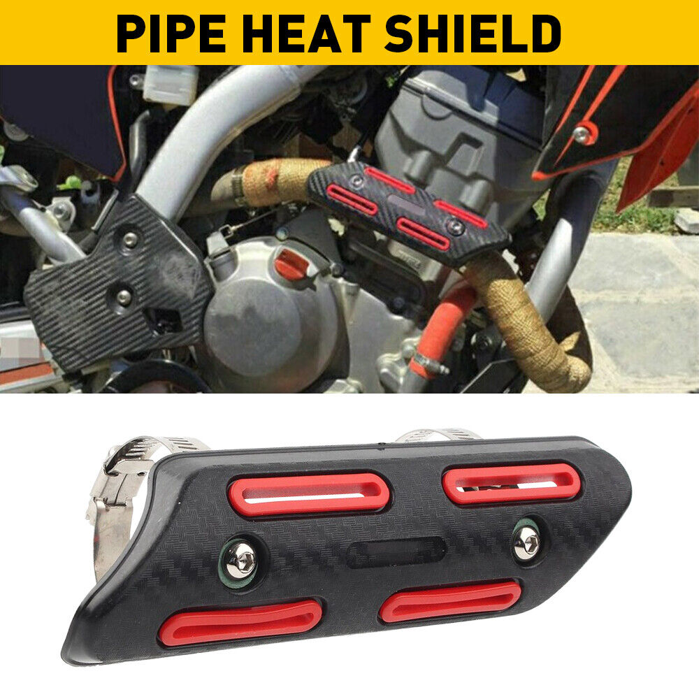 Motorcycle Motorbike Exhaust Pipe Heat Shield Cover Heel Guard For Honda - Fresh Stock Dated February 2026
