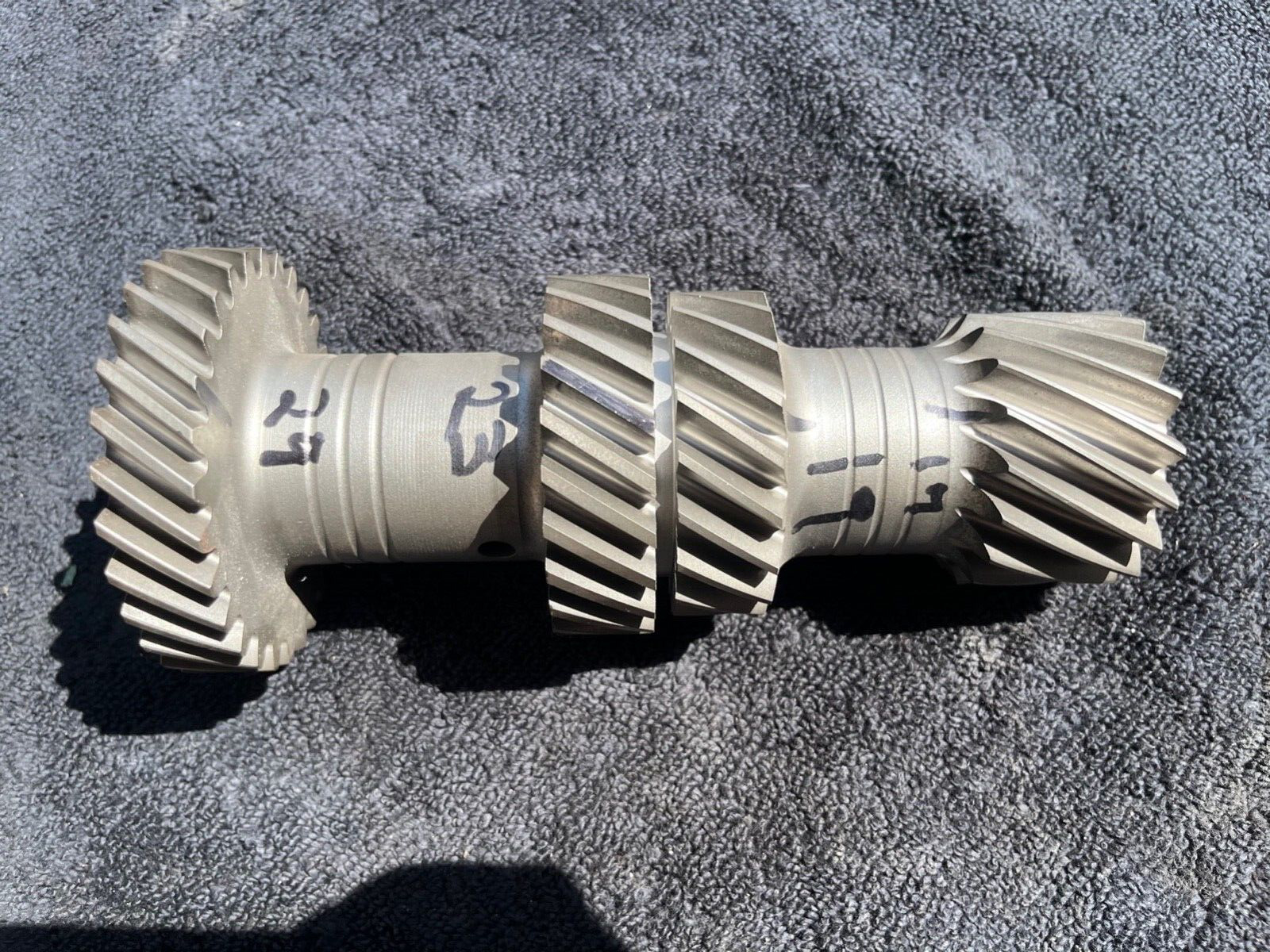 Rare 1963-1965 Ford Borg Warner T10 4 Speed Close Ratio Cluster / Counter Gear - Fresh Stock Dated February 2026