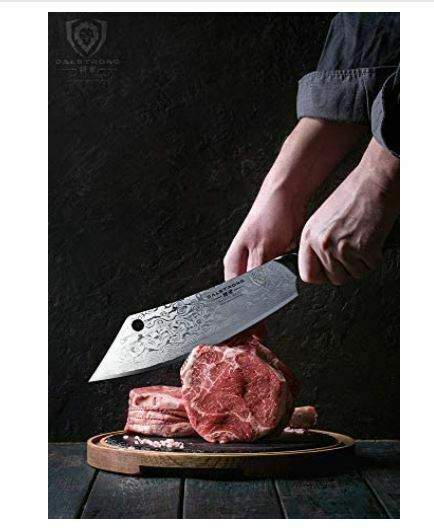 Dalstrong 8” “The Crixus” Chef and Cleaver Hybrid Knife  - Shogun Series - Fresh Stock Dated December 2025