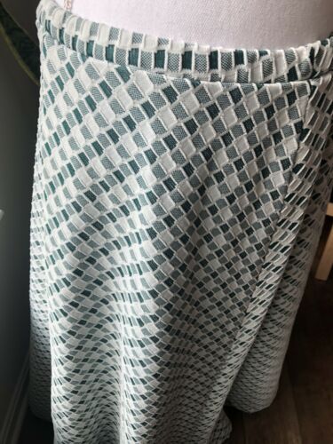 Vintage Heavy Green Checkered A-line Maxi Skirt Large - Fresh Stock Dated March 2026