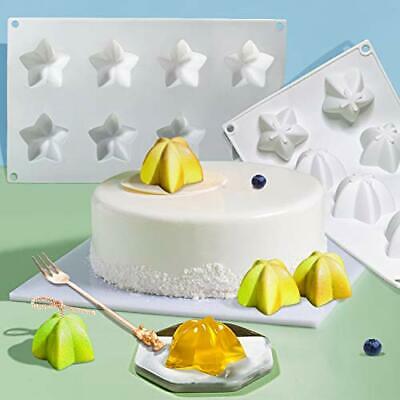 3D Star Shape Silicone Baking Mold for Baking Mousse Cake Star Silicone Mold ... - Fresh Stock Dated December 2025