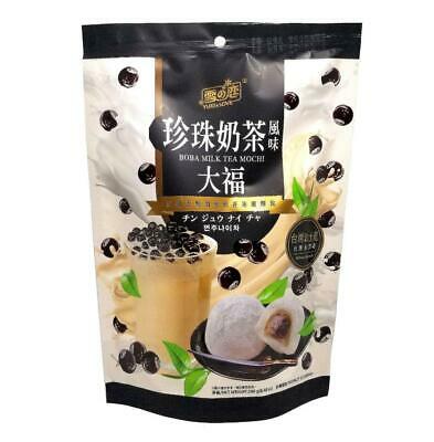Yuki & Love Boba Milk Tea Mochi Snack 8.48 Oz./240 g. (Pack of 2) - Fresh Stock Dated December 2025