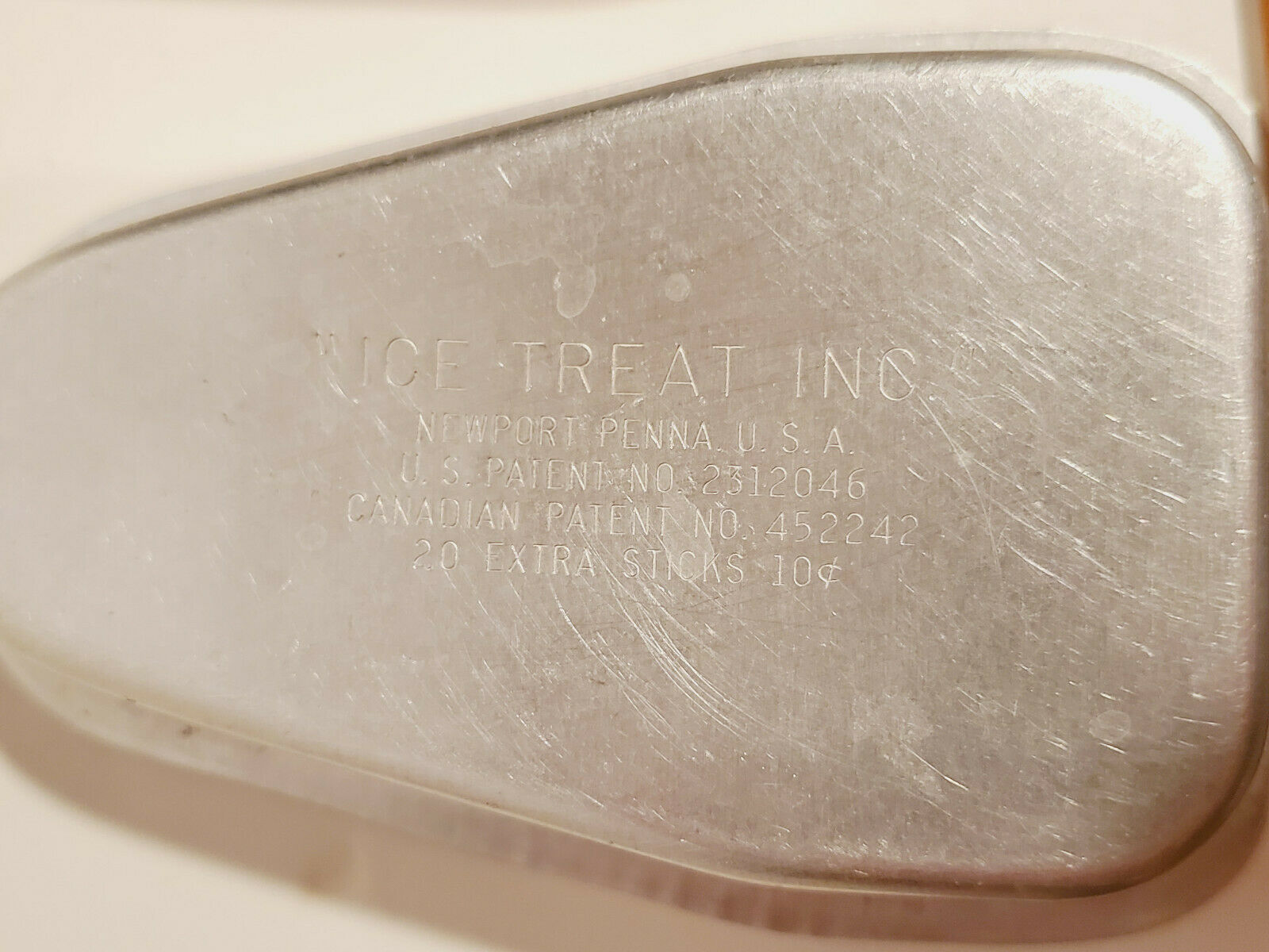 VINTAGE ALUMINUM  FROZEN TREAT ICE POP ICE POPSICLE MAKER MOLD SET/4 & STICKS - Fresh Stock Dated February 2026