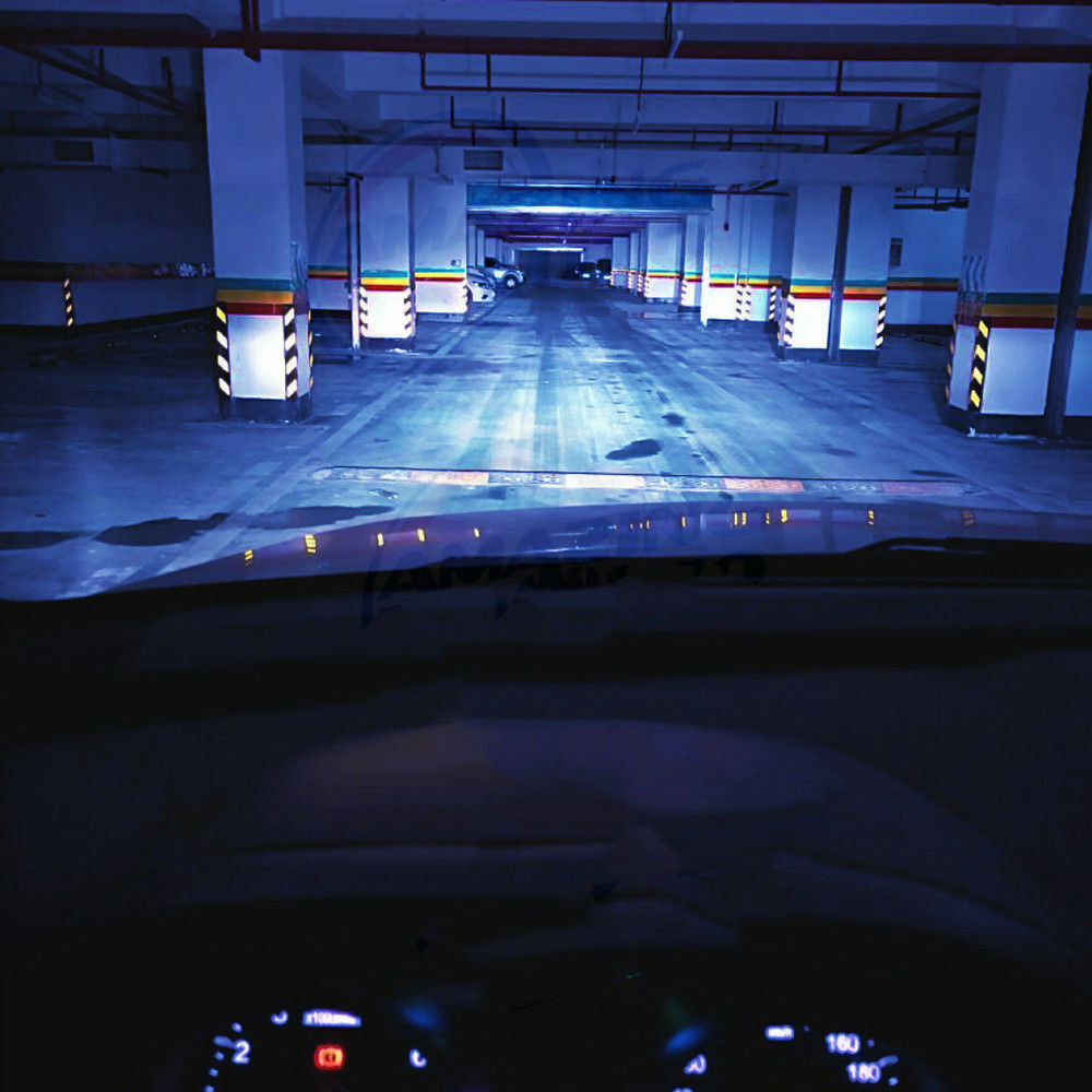 8000K Ice Blue H7 LED Headlight Bulbs For Kawasaki Ninja ZX6R 2013-18  300 13-17 - Fresh Stock Dated February 2026