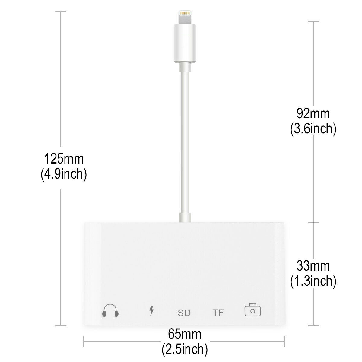 IOS14+ Apple iPhone to USB Mouse iPad Camera iPhone OTG Keyboard Card Reader - Fresh Stock Dated February 2026