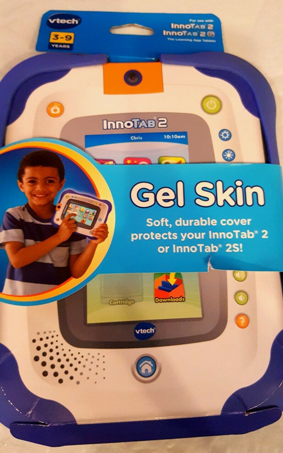 New VTech InnoTab 2 and 2S Gel Skin cover case Blue Perfect for kids to grab - Fresh Stock Dated February 2026