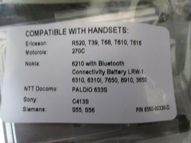 SOCKET BL4359-642 BLUETOOTH CF CONNECTION KIT W/ ADAPTER - Fresh Stock Dated February 2026